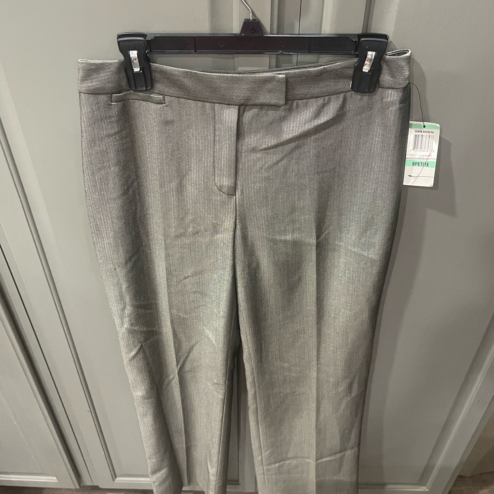 Alfani Black and Gray Herringbone Pants